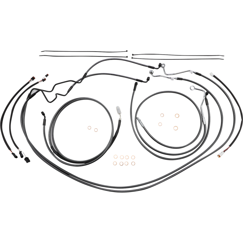 KarbonFibr Handlebar Installation Kit (15"-17" Apes)