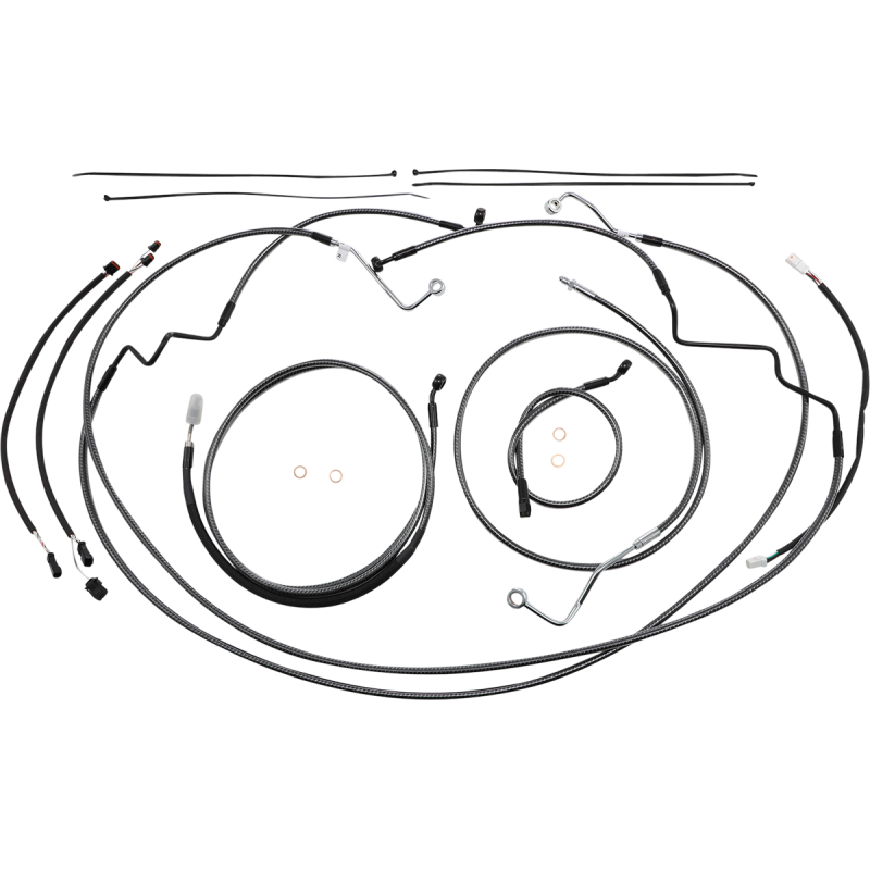 Karbonfibr Designer DOT Handlebar Installation Kit, 12"-14" Apes