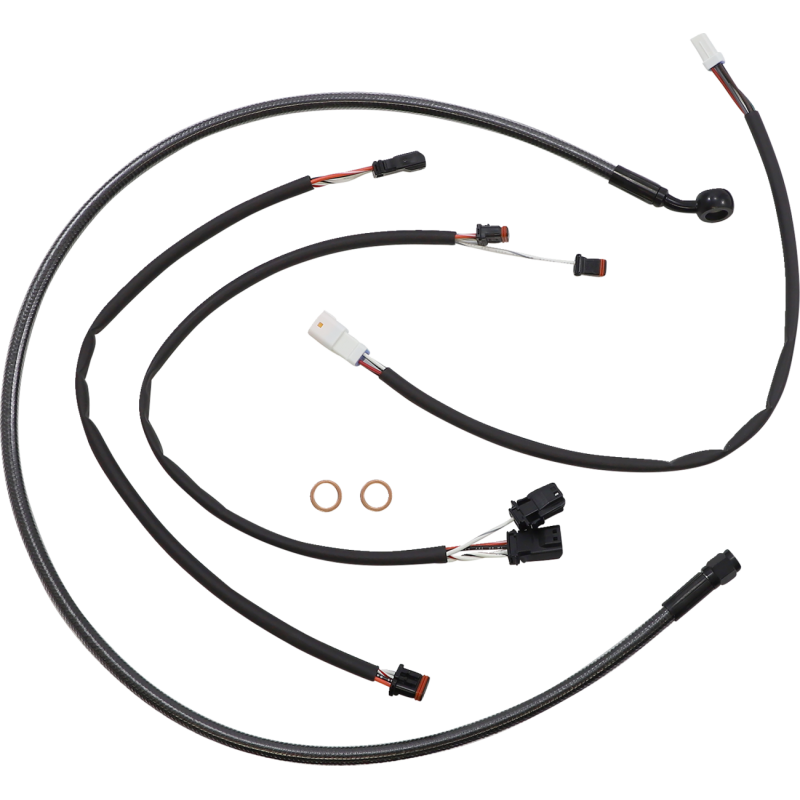 Black Pearl Handlebar Installation Kit (15"-17" Apes)