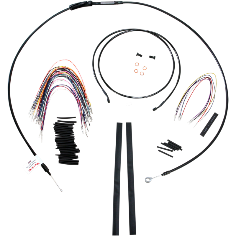 Ape Hanger Install Kit - Black Vinyl