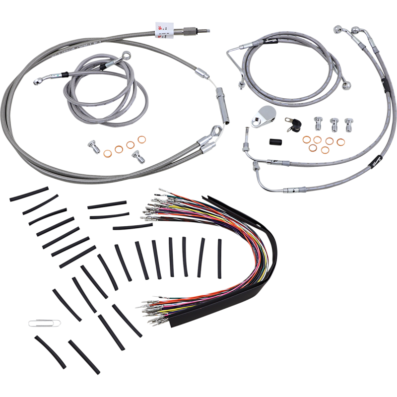 Ape Hanger Install Kit - Stainless Steel