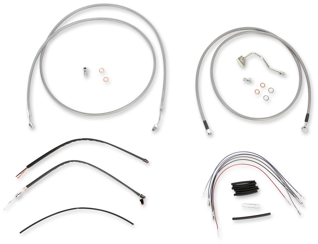 Ape Hanger Install Kit - Stainless Steel