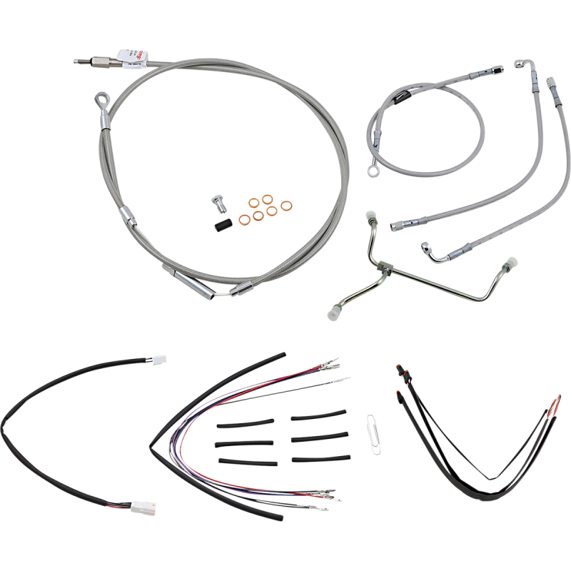 Ape Hanger Install Kit - Stainless Steel