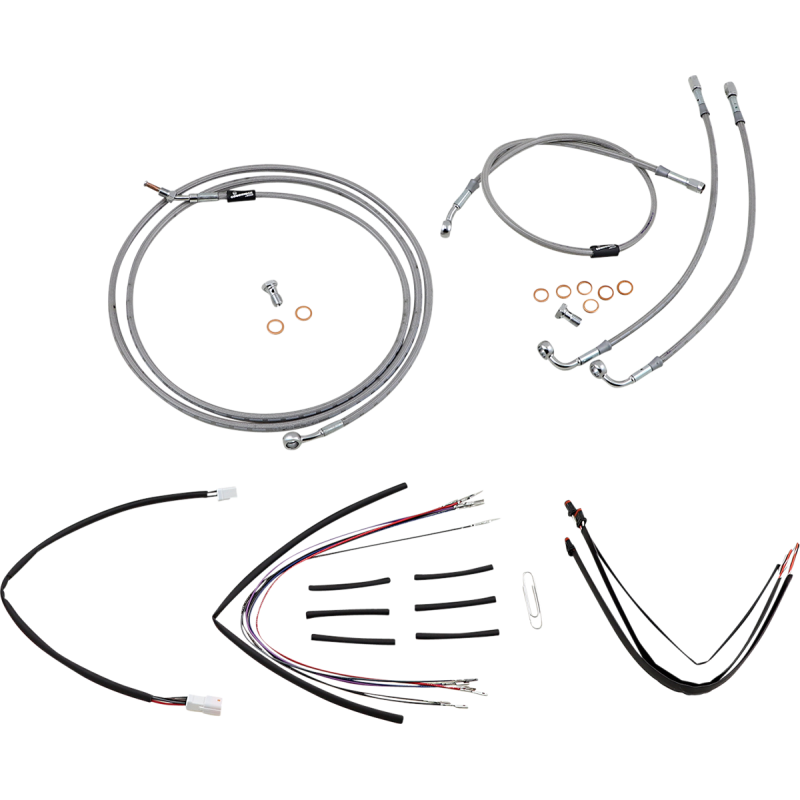 Ape Hanger Install Kit - Stainless Steel