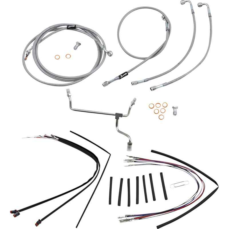 Ape Hanger Install Kit - Stainless Steel