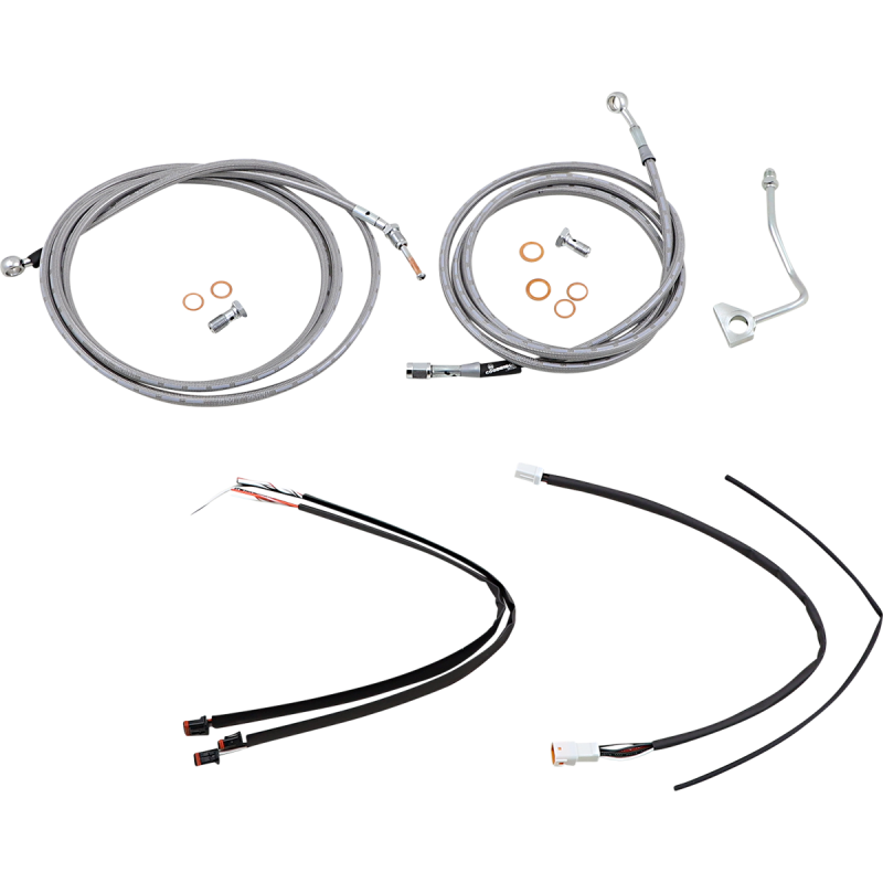 Ape Hanger Install Kit - Stainless Steel