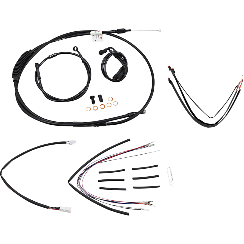 Ape Hanger Install Kit - Black Vinyl