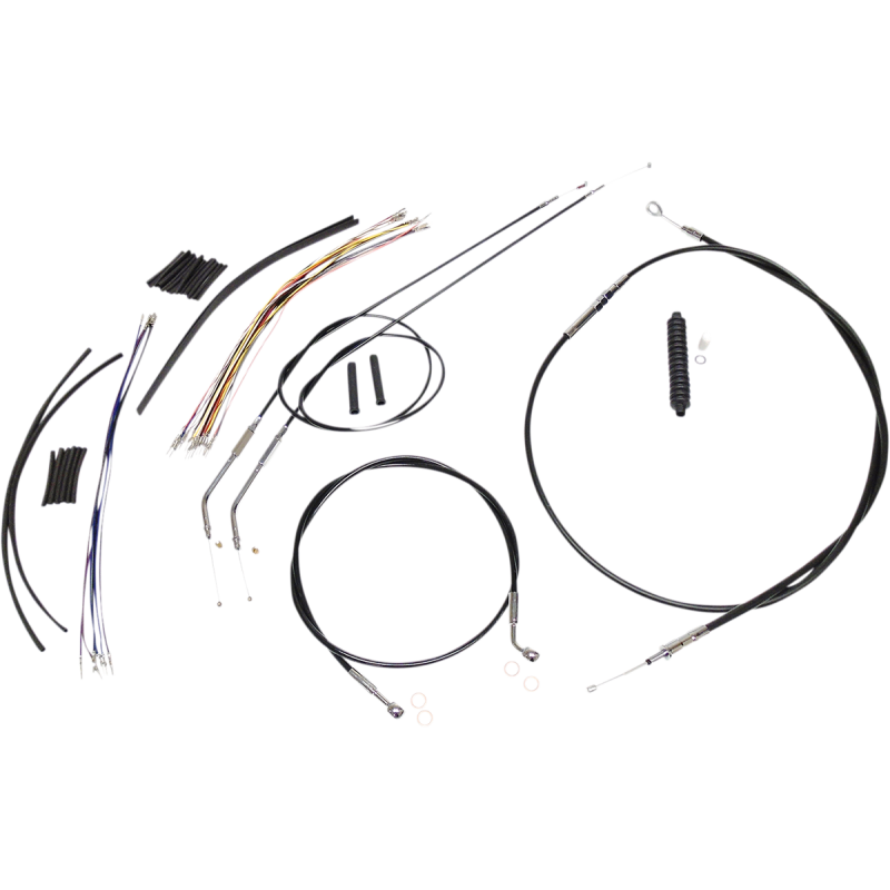 XR Stainless DOT Kit - Black w/ Chrome Fittings 10"-12"