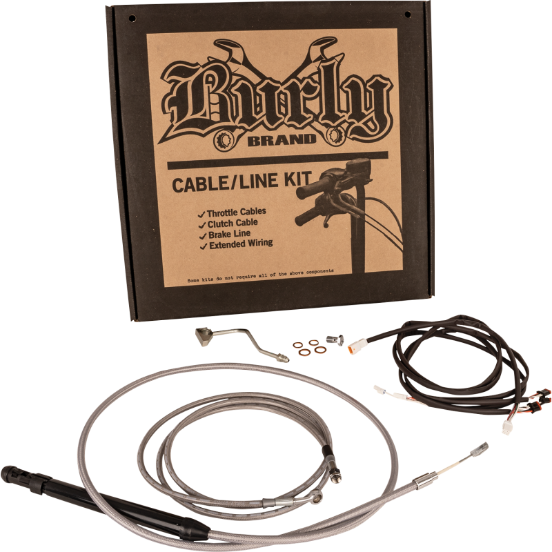 Ape Hanger Install Kit - Stainless Steel