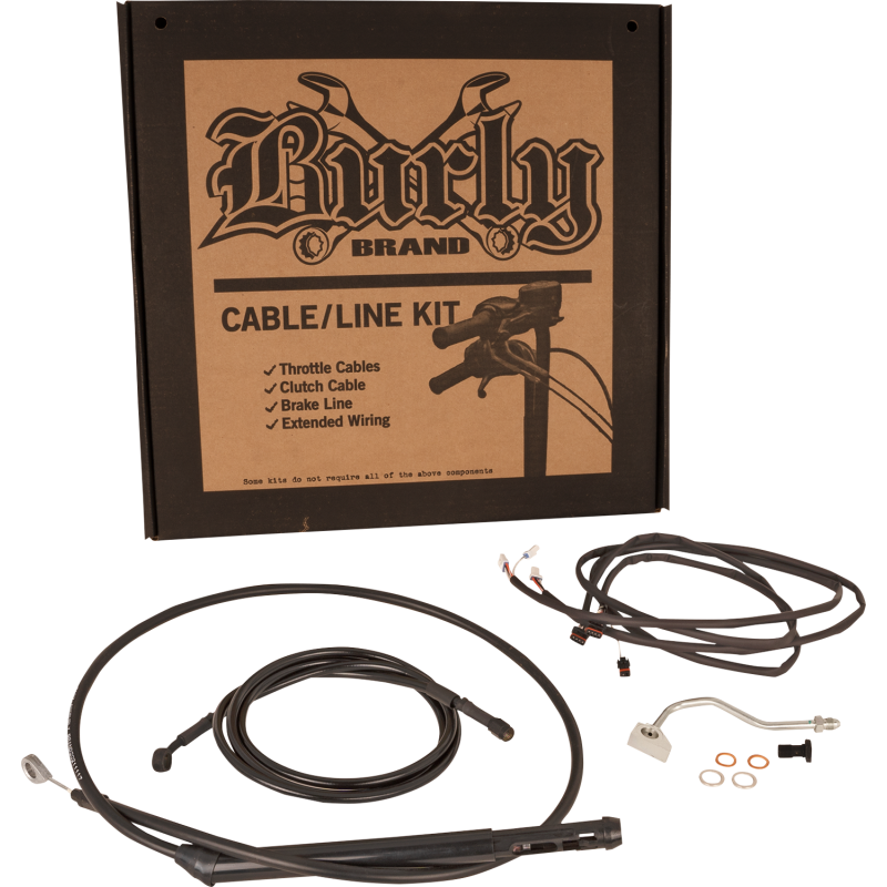 Ape Hanger Install Kit - Black Vinyl