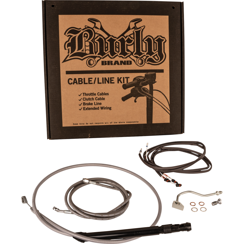 Ape Hanger Install Kit - Stainless Steel