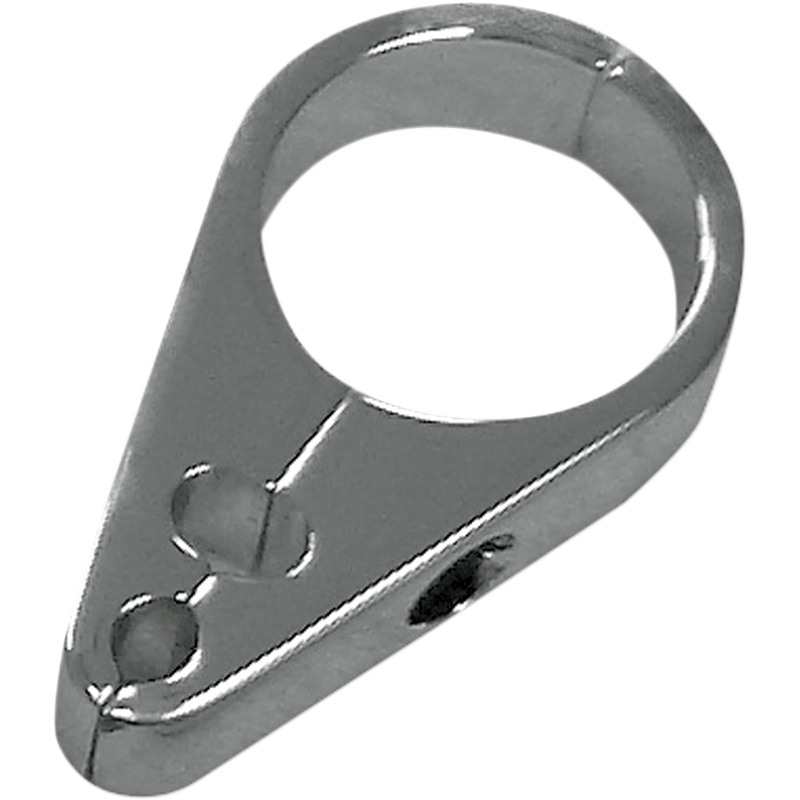 Chrome Throttle/Idle/Brake Cable Clamp 1 1/4"