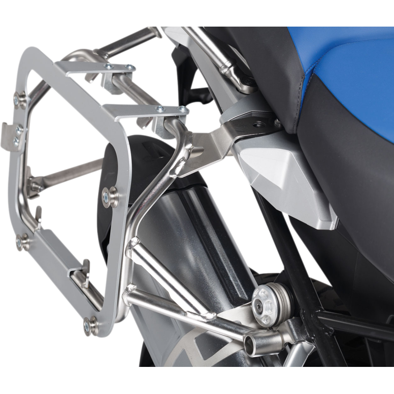 Adapter kit for mounting SW-Motech Trax side cases on original BMW luggage racks