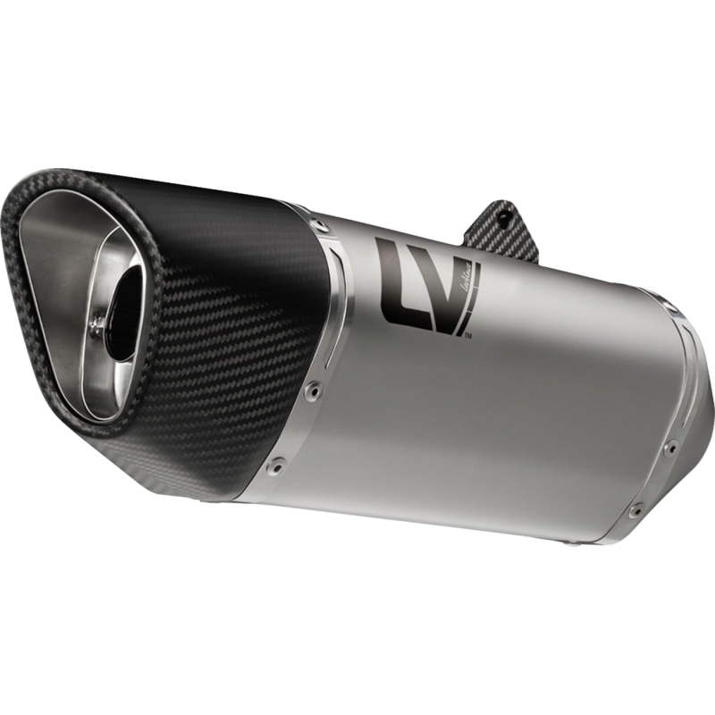 LV14R Full Exhaust - Raw Stainless / Carbon Fiber