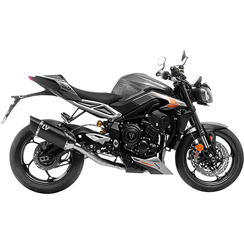 LV14R Full Exhaust - Matte Black / Carbon Fiber