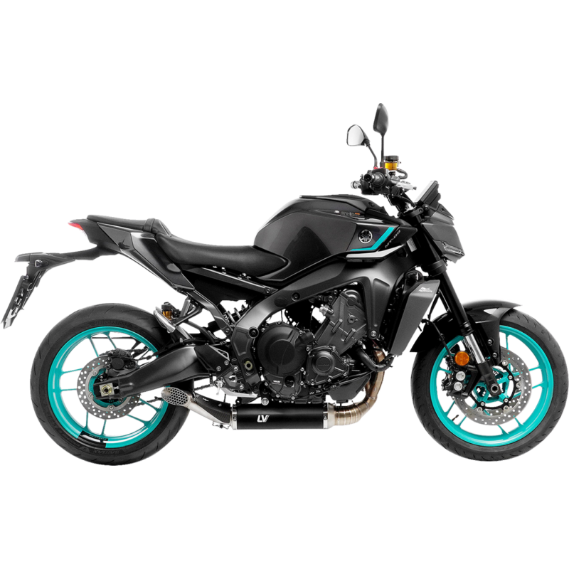 LV Race Exhaust, Black stainless steel, Yamaha MT-09/SP 24-25