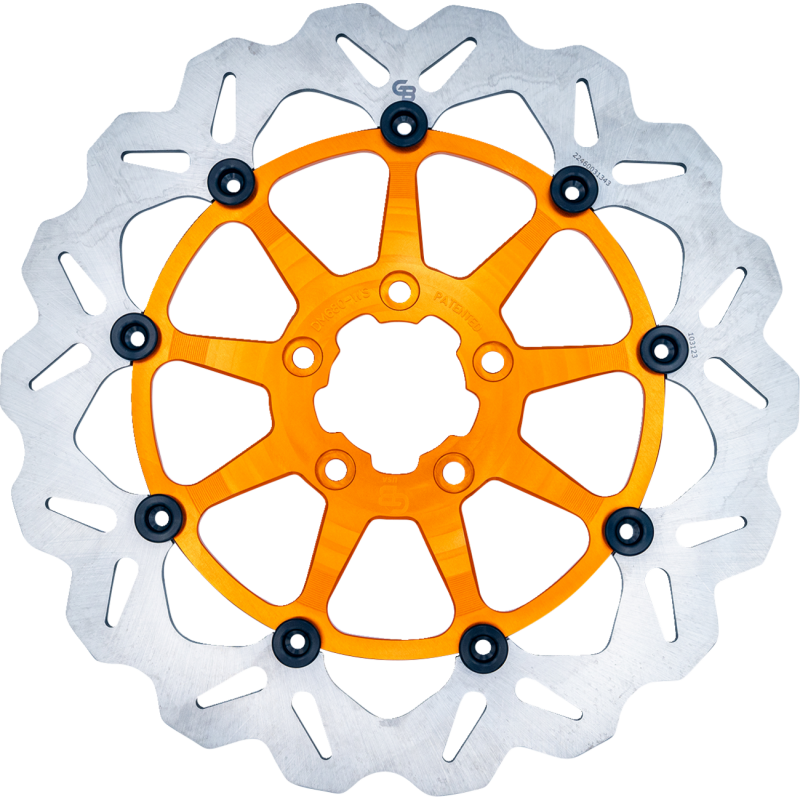 12.5" Full-floating Rotor, Orange Carrier