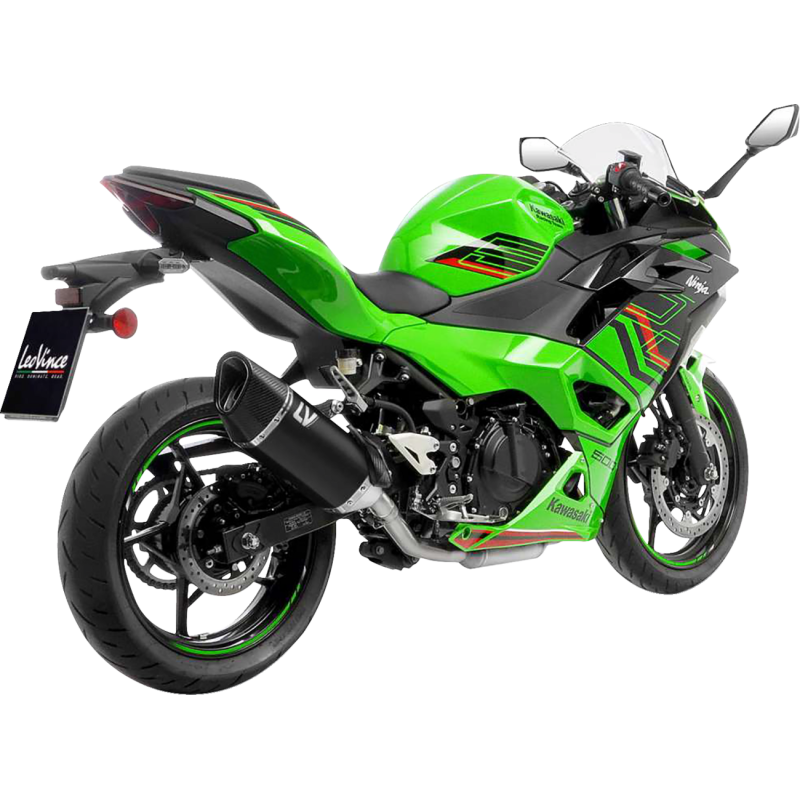 LeoVince LV14R Black Stainless Steel Slip-On Muffler