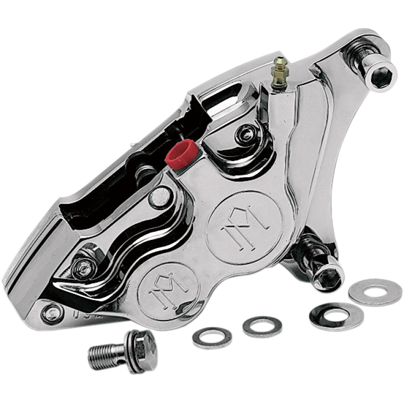 Front Caliper, Chrome, Left