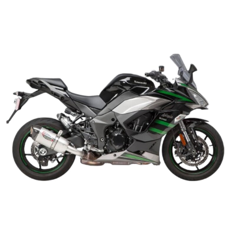 Yoshimura Alpha Slip-On Muffler (Stainless) for Kawasaki ZX1000 Ninja ZX-10R SX 20-24