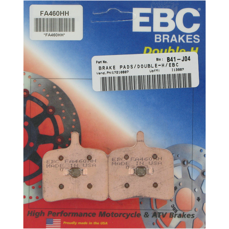 EBC Double-H Sintered Pad 1721-0807