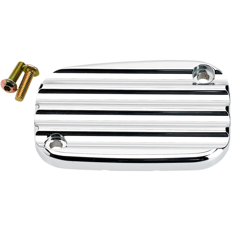 Finned Front Brake Cover (Chrome) 0610-0842