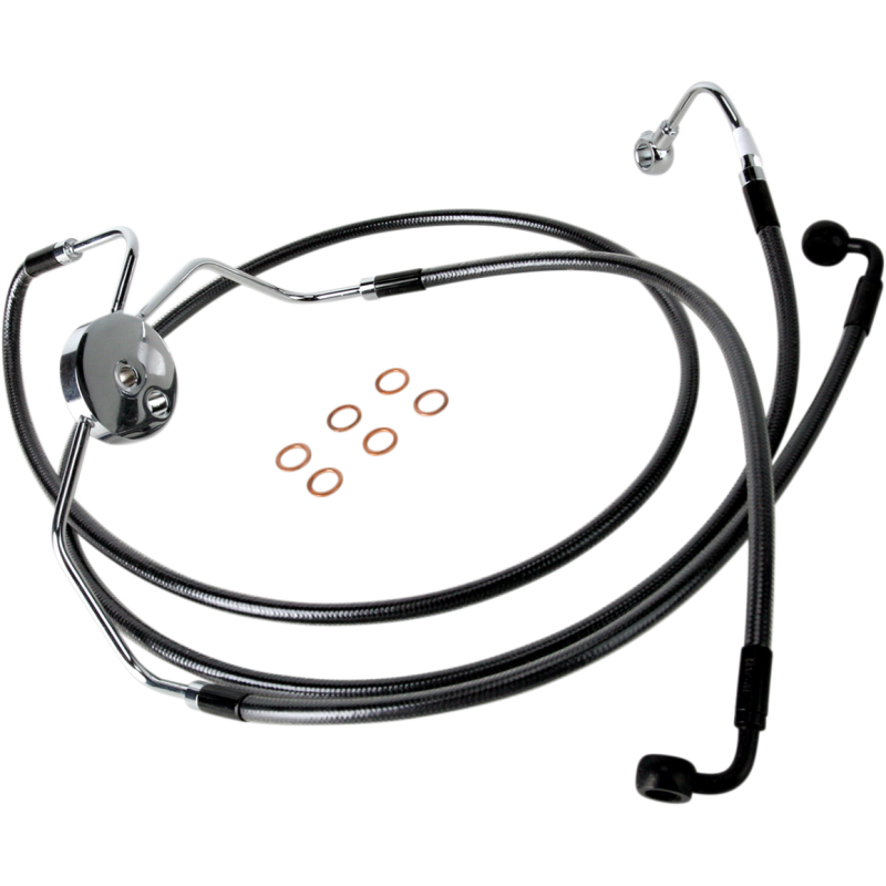 Designer Series Lower Front Brake Line (Black Pearl)