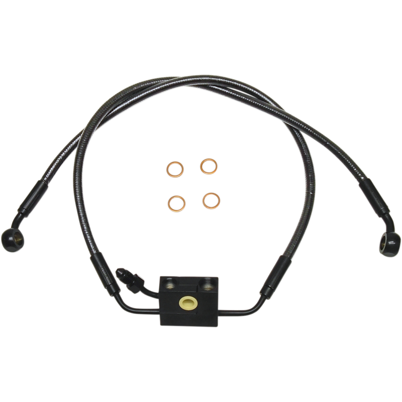 Designer Series Lower Front Brake Line (Black Pearl)