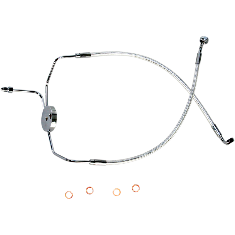 Sterling Chromite Lower Front Brake Line for 99-07 FLTR