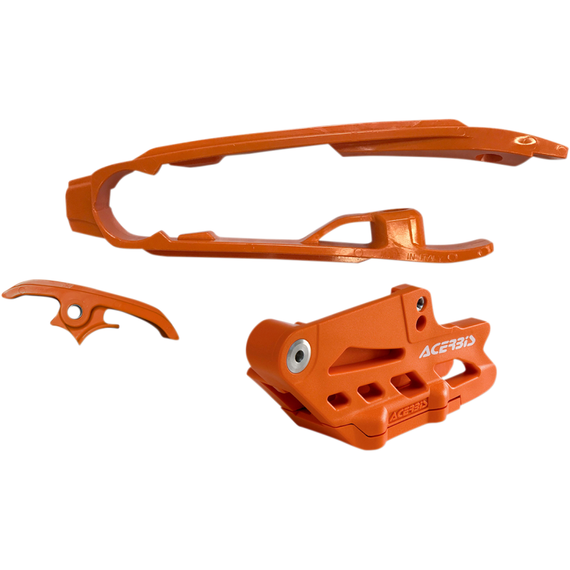 Acerbis Chain Guide and Slider Set - Orange