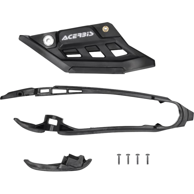 Acerbis Chain Guide and Slider Set - Black