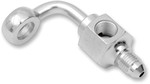 (image for) Chrome Fitting 3/8"/10 mm banjo x AN-3 male 90° short w/ brake light switch mount