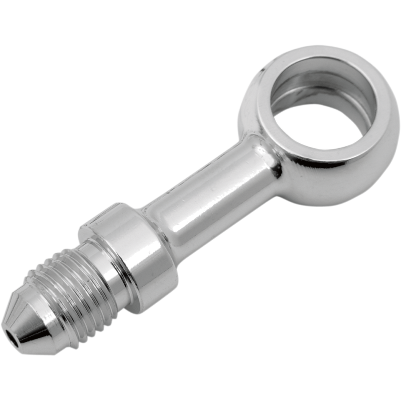 Chrome Fitting 7/16" banjo x AN-3 male straight