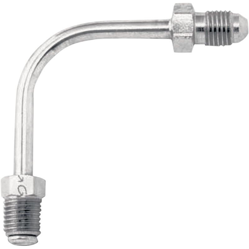 Chrome Short 90° Tube Adapter