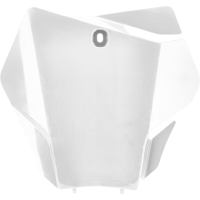 White Front Number Plate