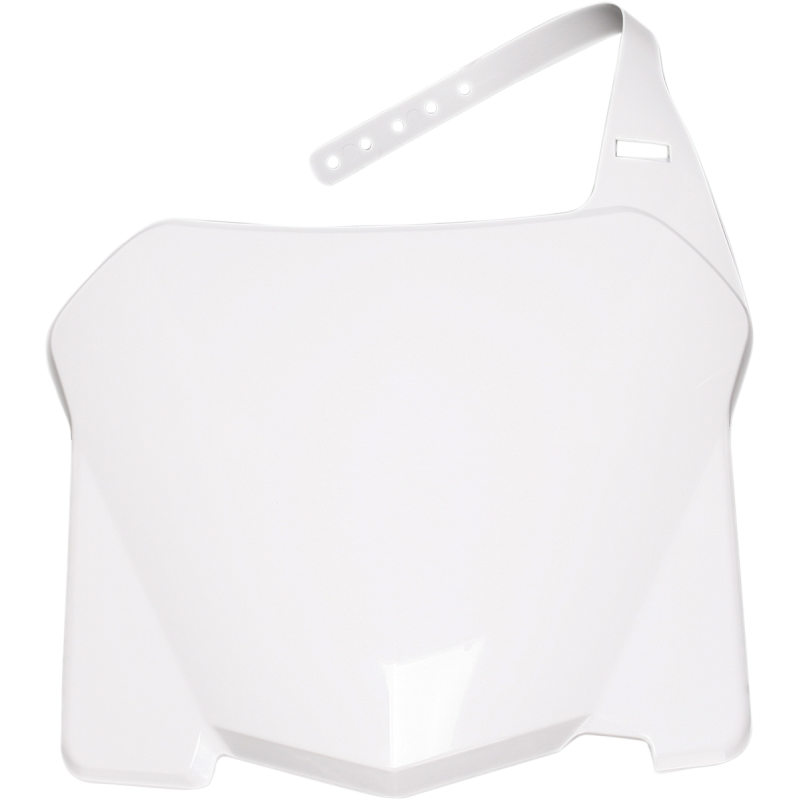 White Front Number Plate