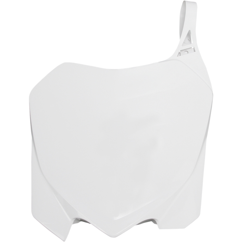 White Front Number Plate