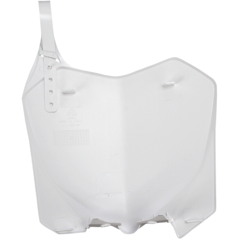 White Front Number Plate