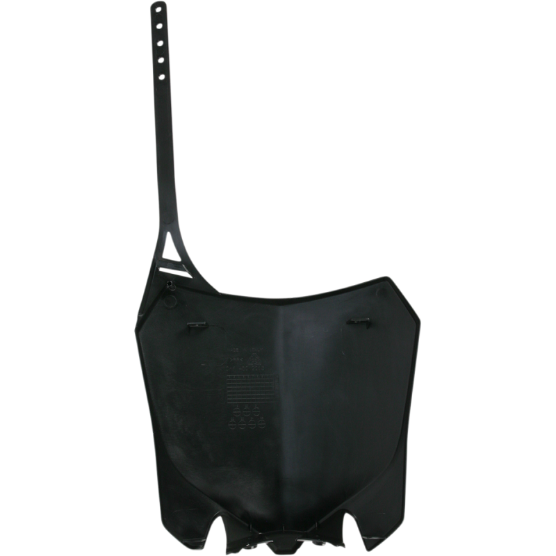 Black Front Number Plate