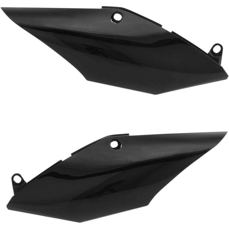 Black Side Panel/Rear Number Plate