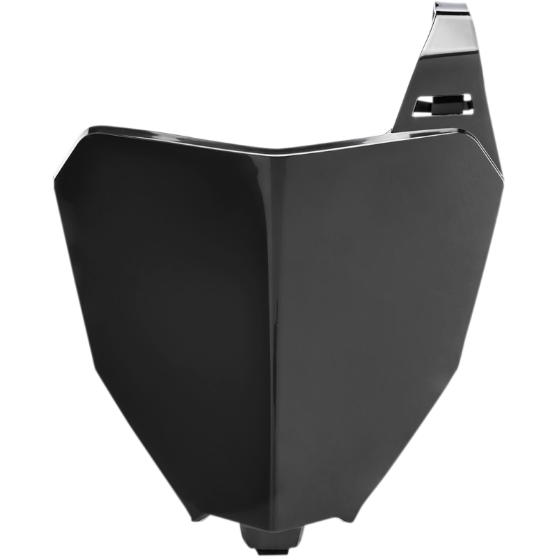 Black Front Number Plate