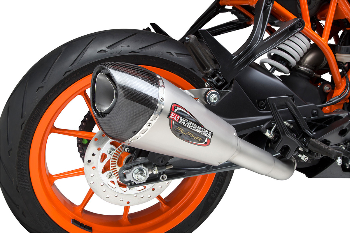 Yoshimura Alpha T (Works Finish) Slip-On Muffler for KTM RC 390/Duke 390 17-20