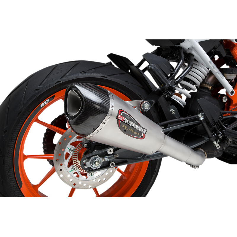 Yoshimura Alpha T (Works Finish) Slip-On for KTM RC 390/Duke 390 17-20