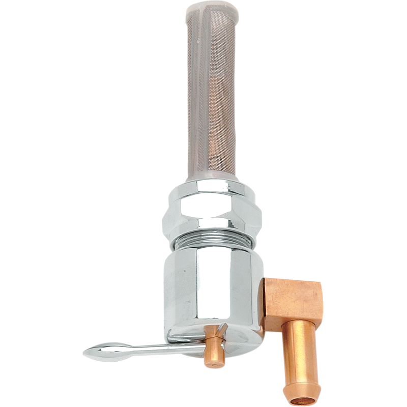 Chrome Petcock Down-Facing