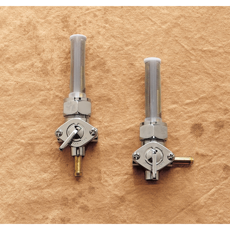 Chrome Petcock Down-facing