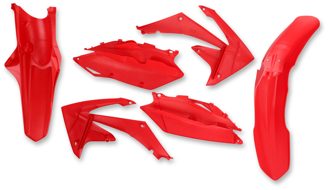 Acerbis Replacement Plastic Standard Kit - Red