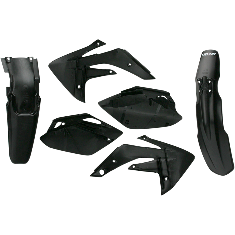 Acerbis Replacement Plastic Standard Kit - Black