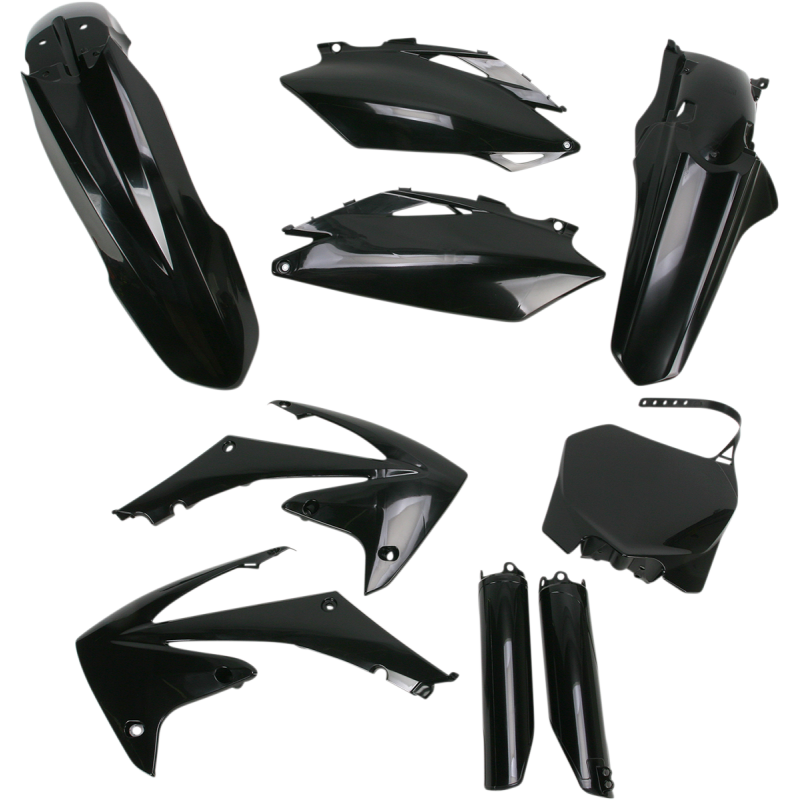 Acerbis Replacement Plastic Full Kit - Black