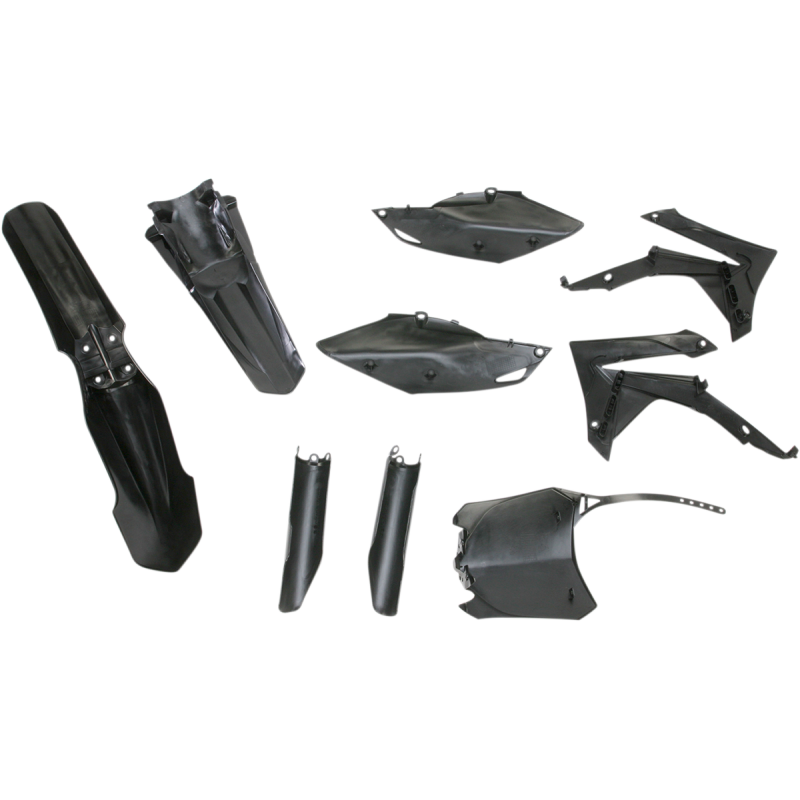 Acerbis Replacement Plastic Full Kit - Black