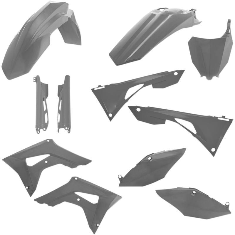 Acerbis Replacement Plastic Full Kit - Gray